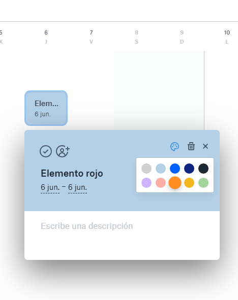 Modificar color dropbox paper