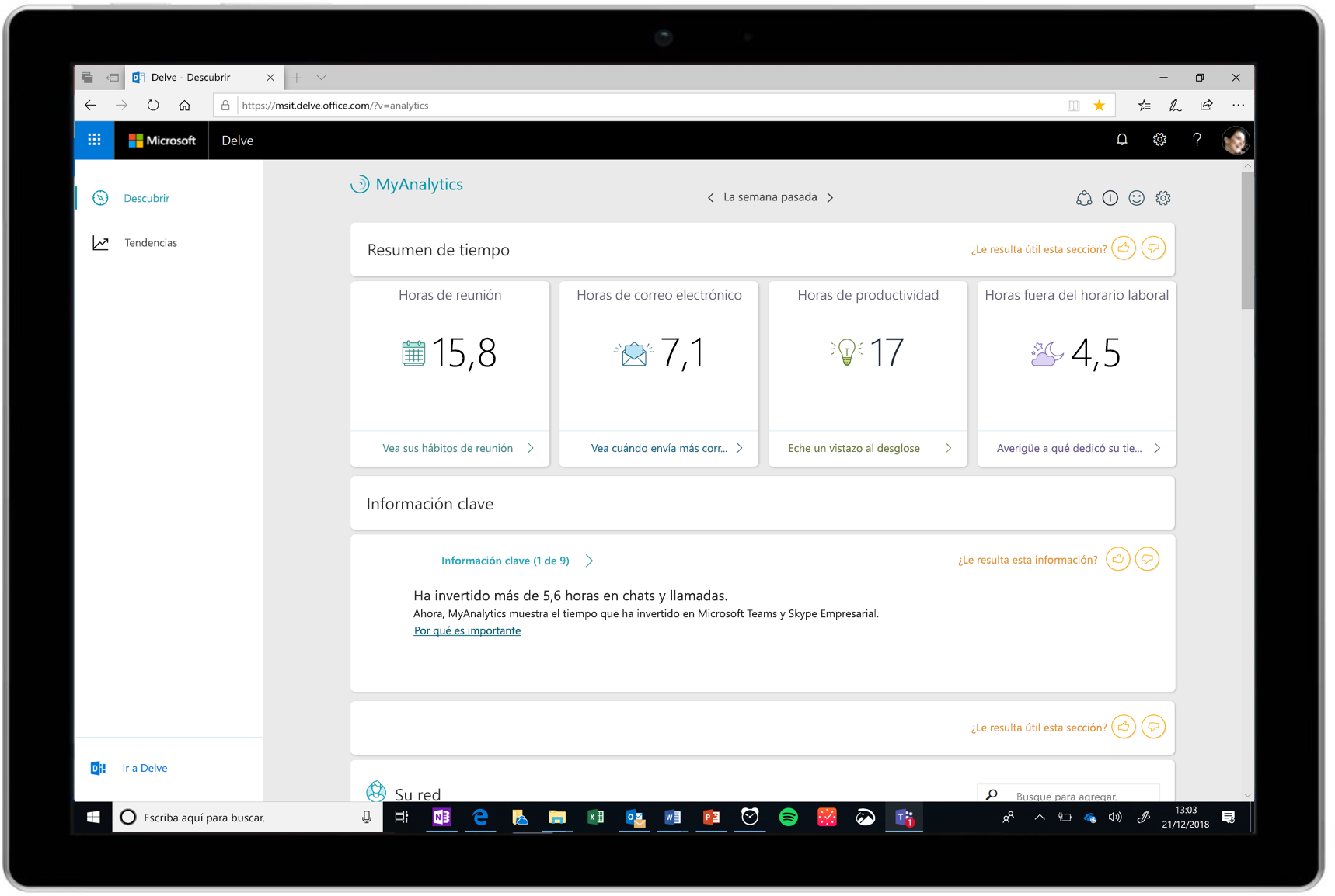 Microsoft MyAnalytics